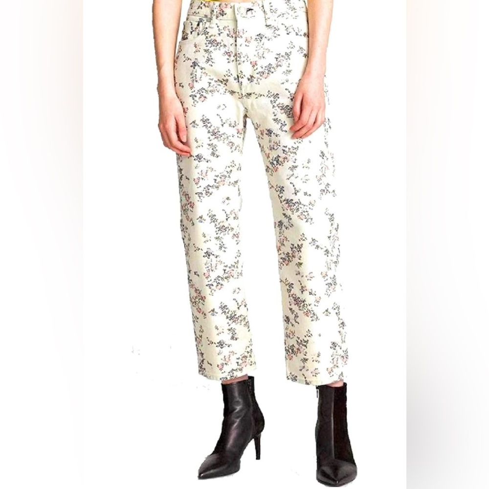 Rag & Bone Micro Floral Boy Jeans • size 28 • NWT